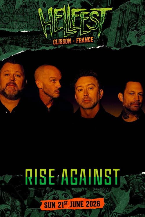 Постер: Rise Against - Hellfest 2026