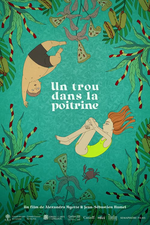 Постер: Un trou dans la poitrine