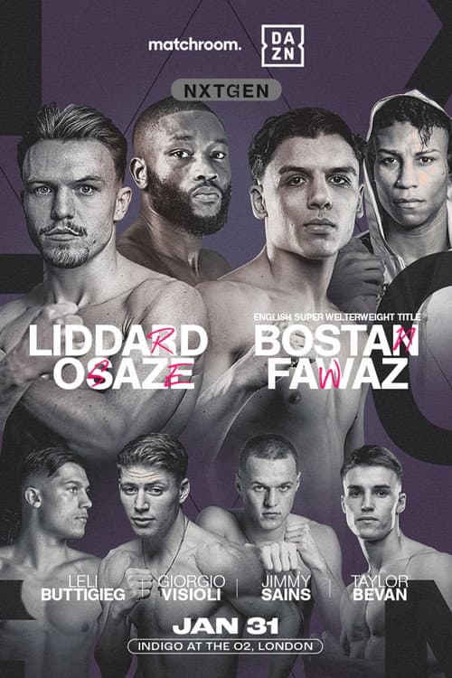 Постер: George Liddard vs. Derrick Osaze