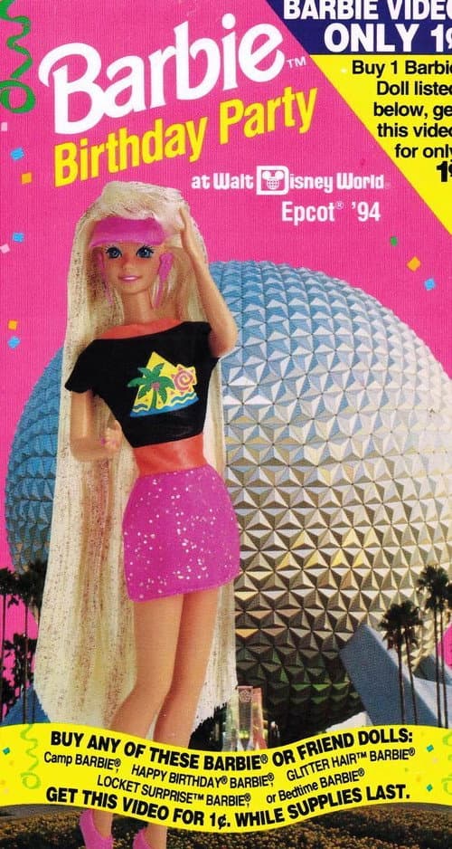 Постер: Barbie Birthday Party at Walt Disney World Epcot '94