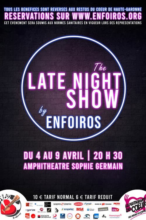 Постер: The Late Night Show by Enfoiros