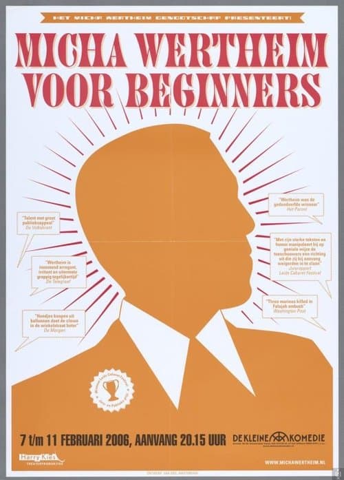Постер: Micha Wertheim: Voor Beginners