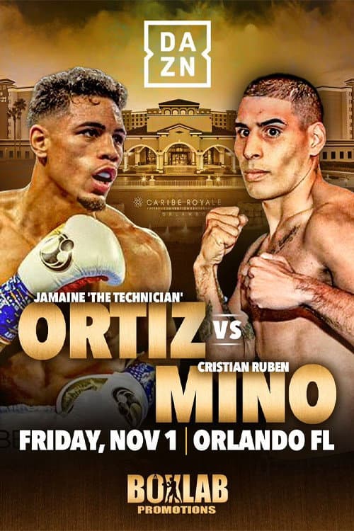 Постер: Jamaine Ortiz vs. Cristian Ruben Mino