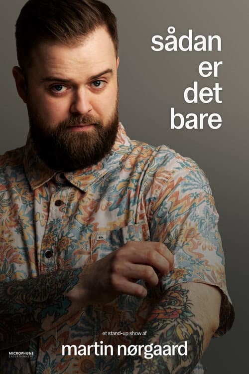 Постер: Martin Nørgaard: Sådan er det bare