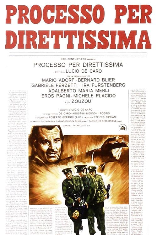 Постер: Processo per direttissima