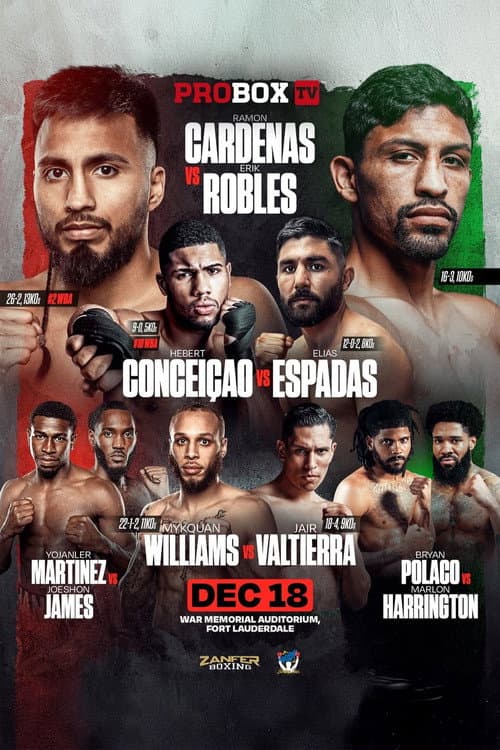 Постер: Ramon Cardenas vs. Erik Robles