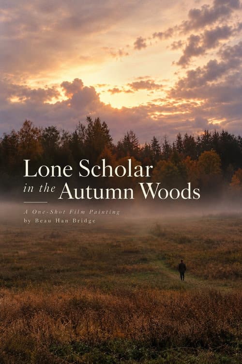 Постер: Lone Scholar in the Autumn Woods