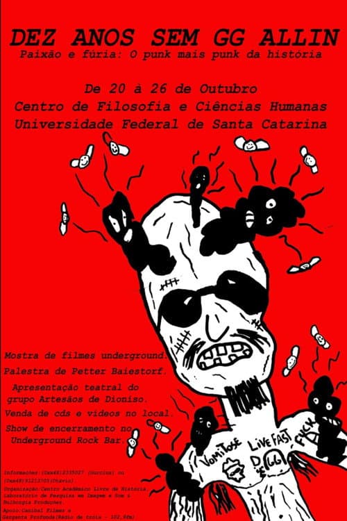 Постер: Dez Anos sem GG Allin