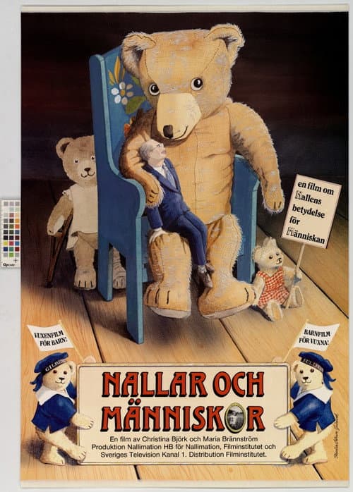 Постер: Nallar och människor