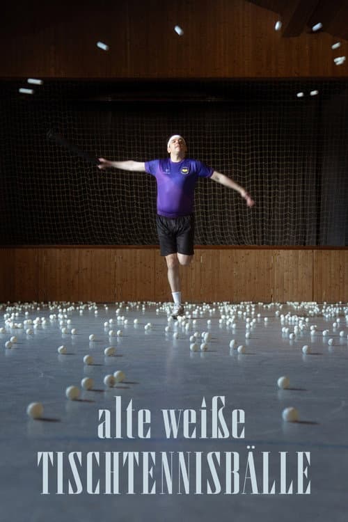 Постер: Alte Weiße Tischtennisbälle