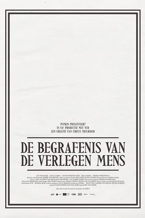 Постер: De begrafenis van de verlegen mens