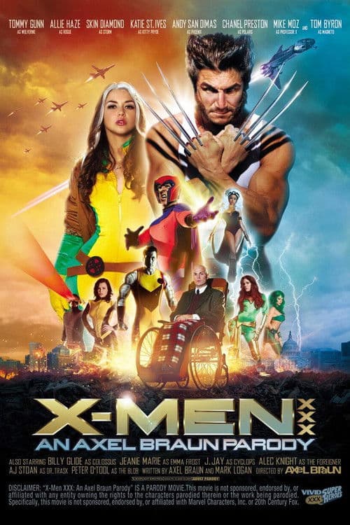 Постер: X-Men XXX: An Axel Braun Parody