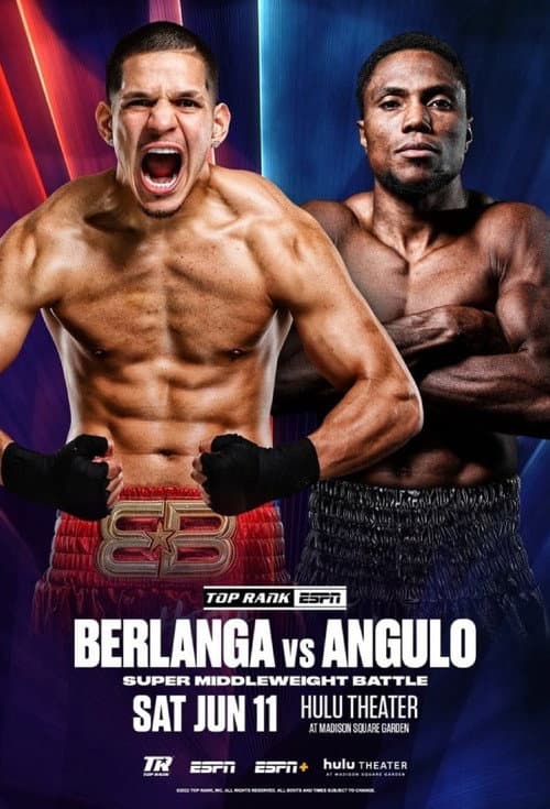 Постер: Edgar Berlanga vs. Alexis Angulo