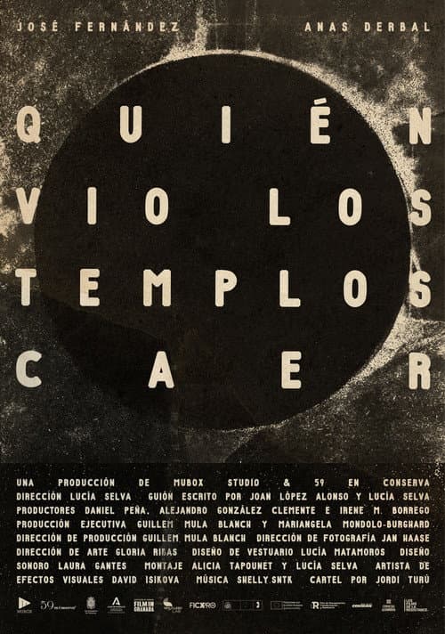 Постер: Quién vio los templos caer
