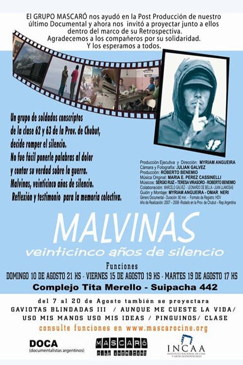 Постер: Malvinas. Veinticinco años de silencio