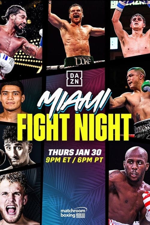 Постер: DAZN Miami Fight Night