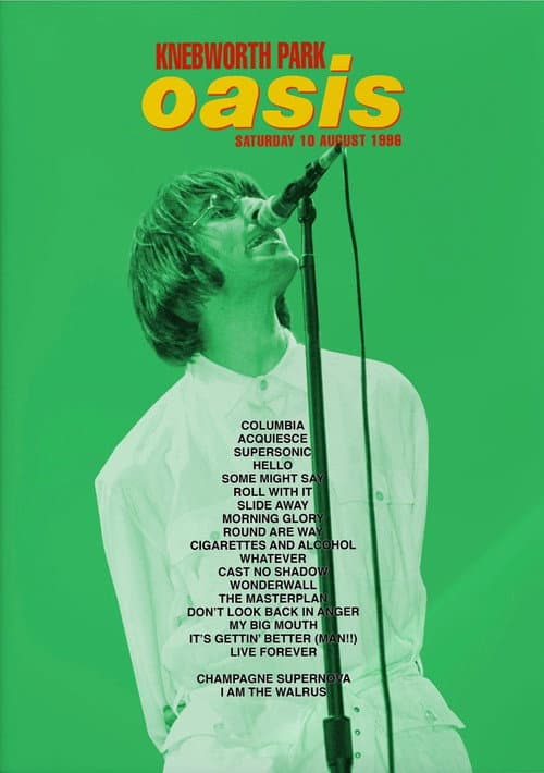 Постер: Oasis LIVE AT KNEBWORTH: August 10th, 1996