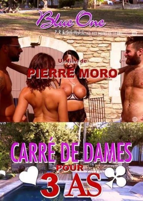 Постер: Carré de dames pour trois as
