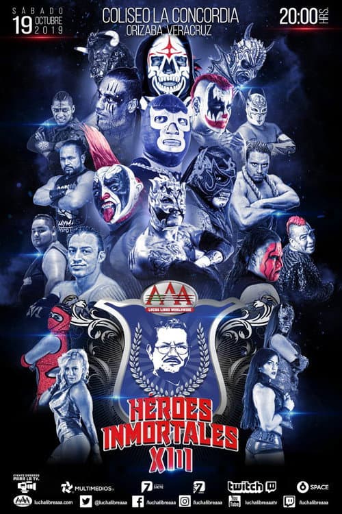 Постер: AAA Héroes Inmortales XIII
