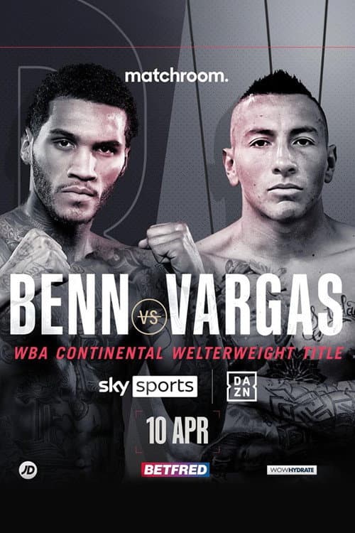 Постер: Conor Benn vs. Samuel Vargas