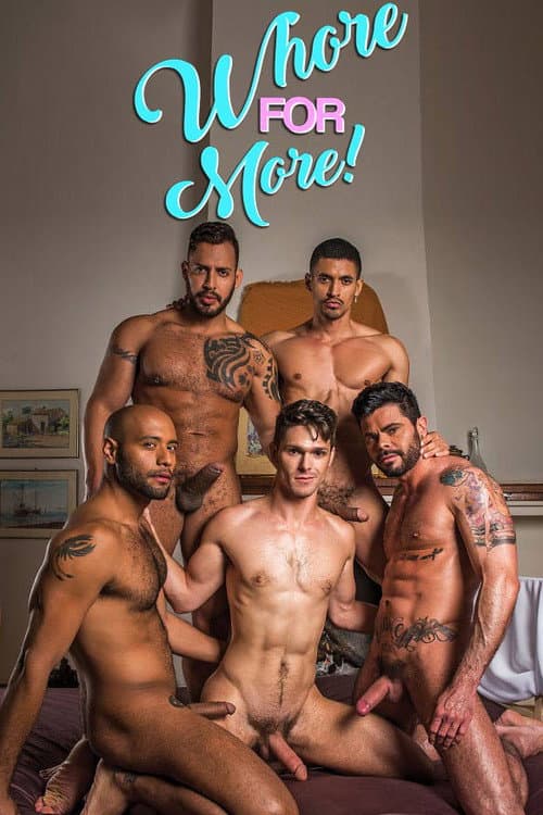 Постер: Whore For More: Devin Franco’s Bareback Gang Bang