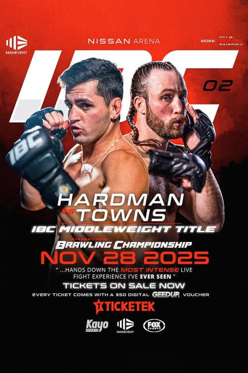 Постер: IBC 02: Hardman vs. Towns