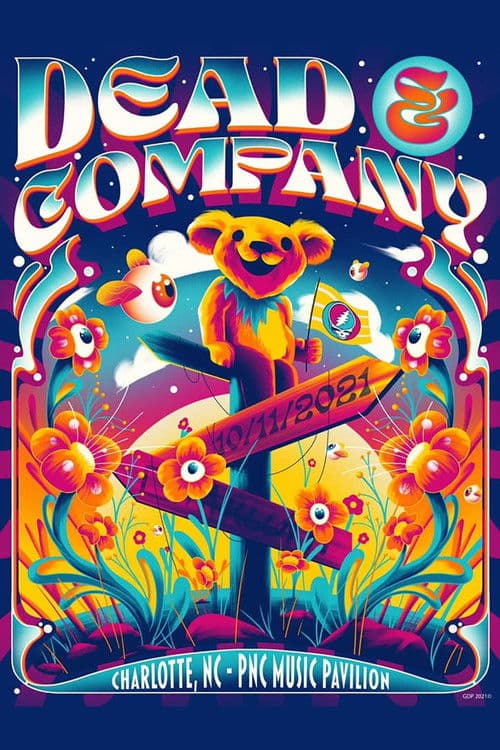 Постер: Dead & Company: 2021-10-11 PNC Music Pavilion, Charlotte, NC