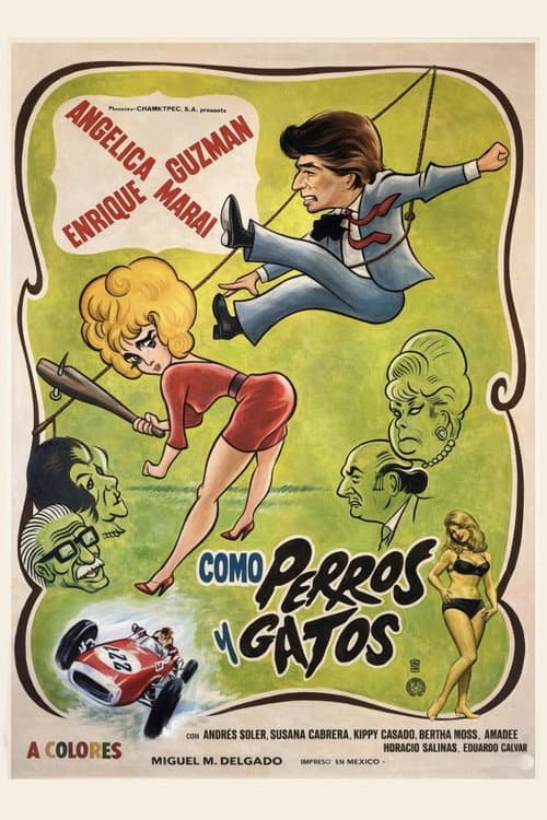 Постер: Como perros y gatos