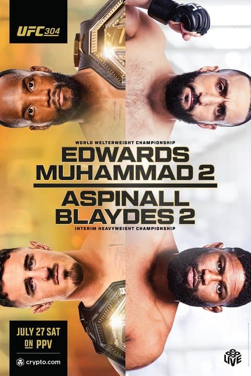 Постер: UFC 304: Edwards vs. Muhammad 2