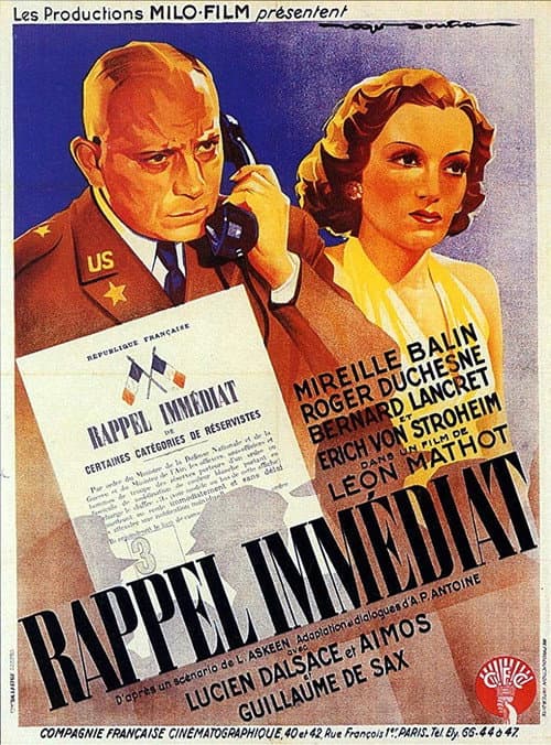 Постер: Rappel immédiat