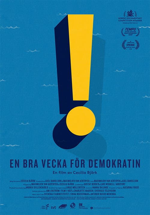 Постер: En bra vecka för demokratin