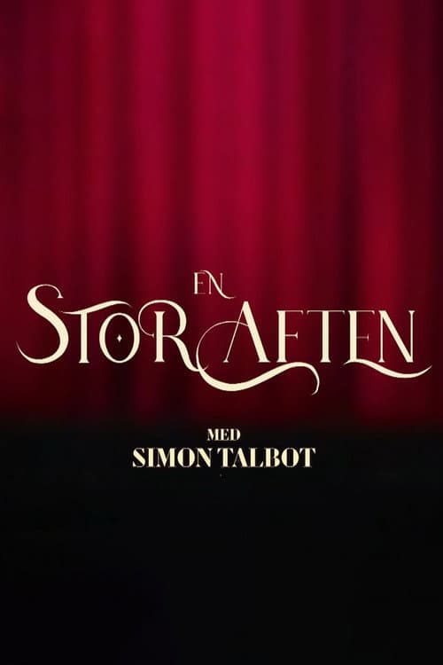 Постер: En stor aften med Simon Talbot
