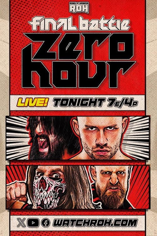 Постер: ROH Final Battle 2025 - Zero Hour