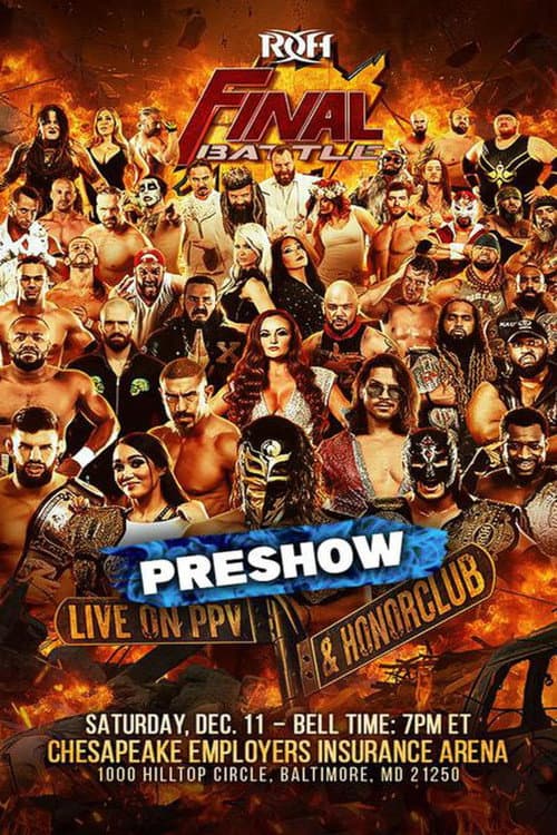 Постер: ROH Final Battle 2021 - Pre-Show
