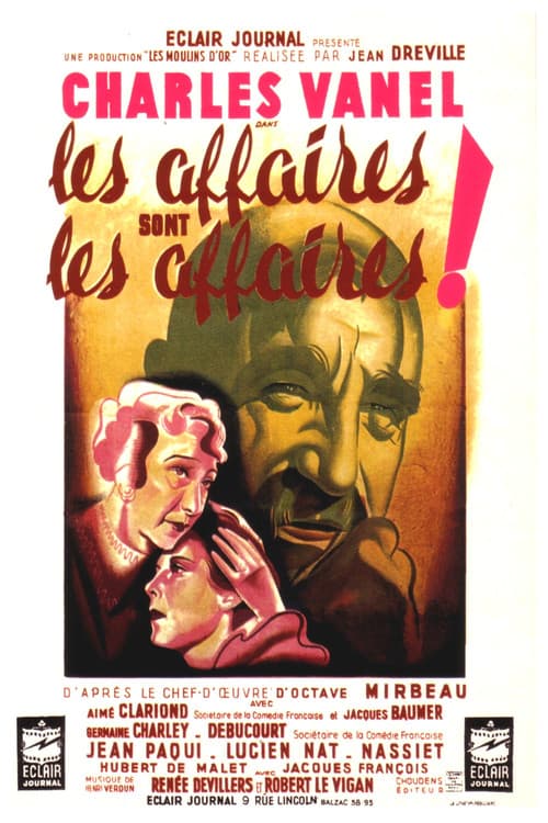 Постер: Les affaires sont les affaires