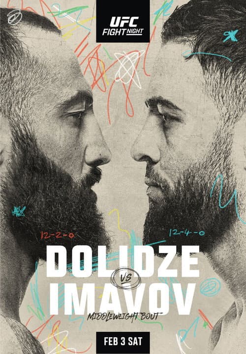 Постер: UFC Fight Night 235: Dolidze vs. Imavov