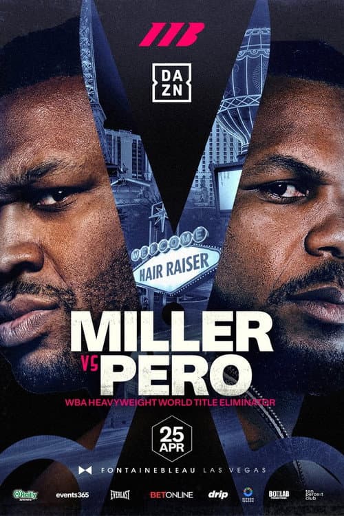 Постер: Jarrell Miller vs. Lenier Pero