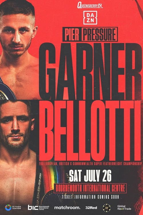Постер: Ryan Garner vs. Reece Bellotti