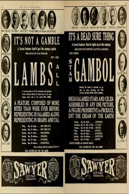 Постер: The Lambs' All-Star Gambol