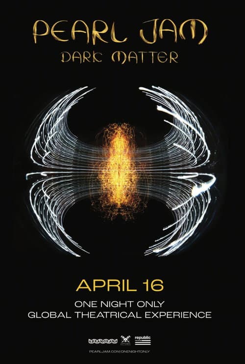 Постер: Pearl Jam: Dark Matter – Global Theatrical Experience