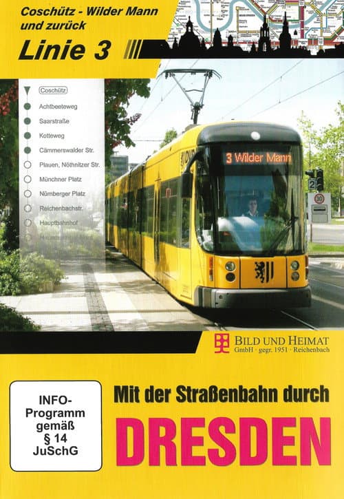 Постер: Mit der Straßenbahn durch Dresden - Linie 3