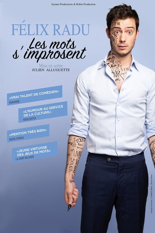 Постер: Félix Radu : Les mots s'improsent