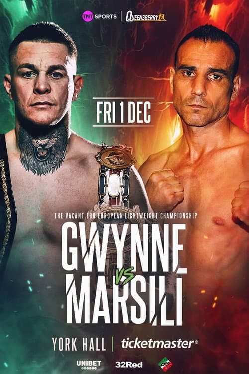 Постер: Gavin Gwynne vs. Emiliano Marsili