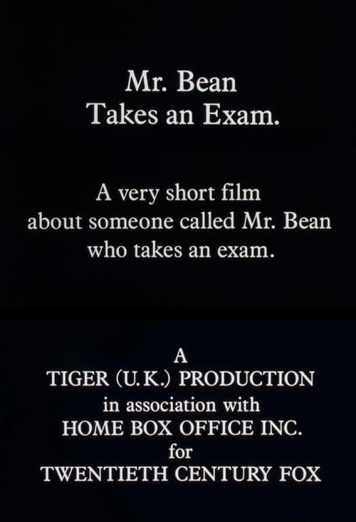 Постер: Mr. Bean Takes an Exam