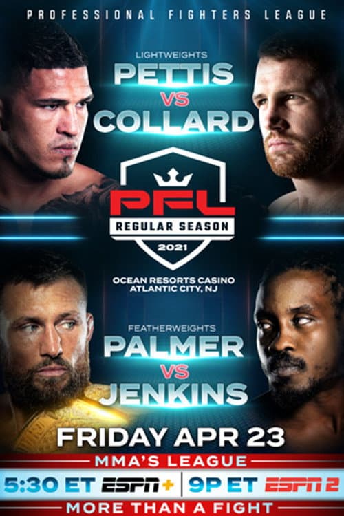 Постер: PFL 2021 #1: Regular Season - Pettis vs. Collard