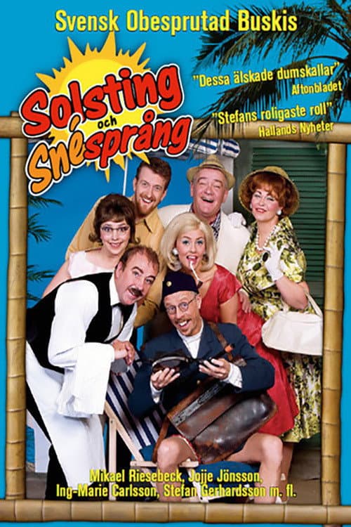 Постер: Solsting och snésprång