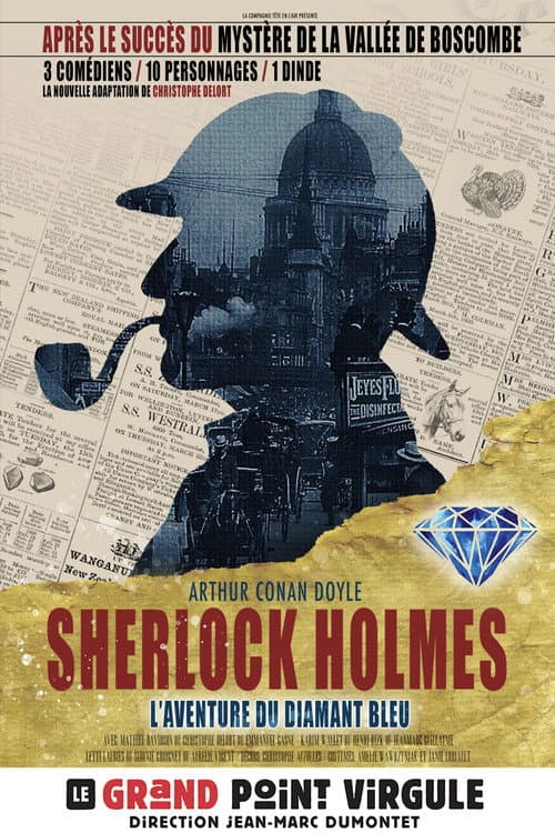 Постер: Sherlock Holmes et l'Aventure du Diamant Bleu