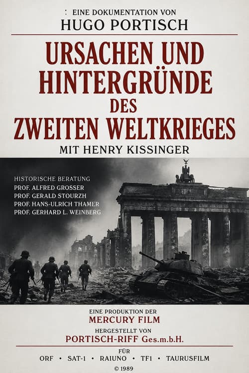 Постер: Ursachen und Hintergründe des Zweiten Weltkrieges