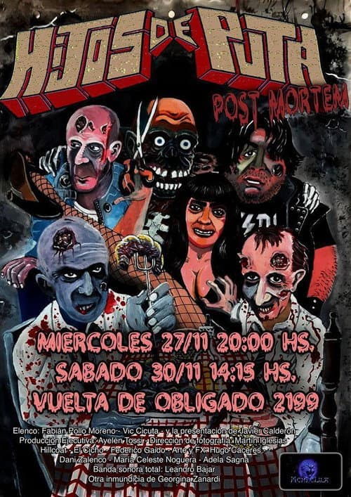 Постер: Hijos de puta post mortem