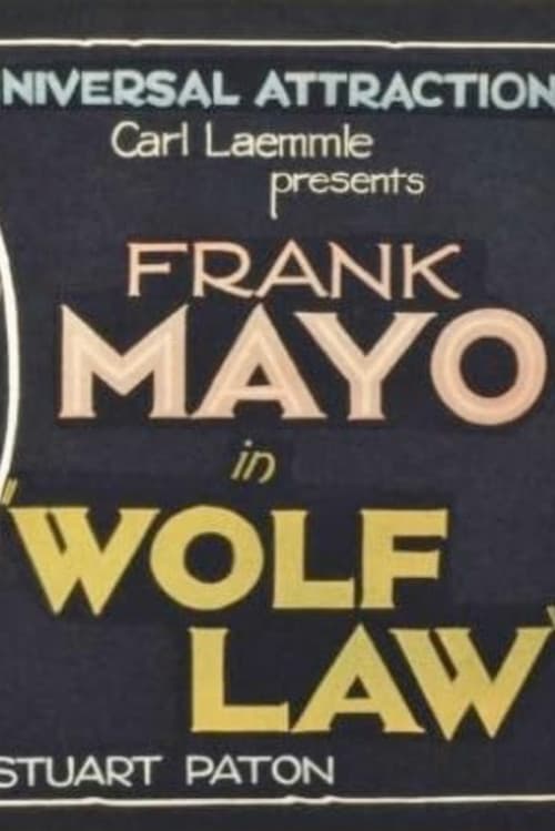 Постер: Wolf Law